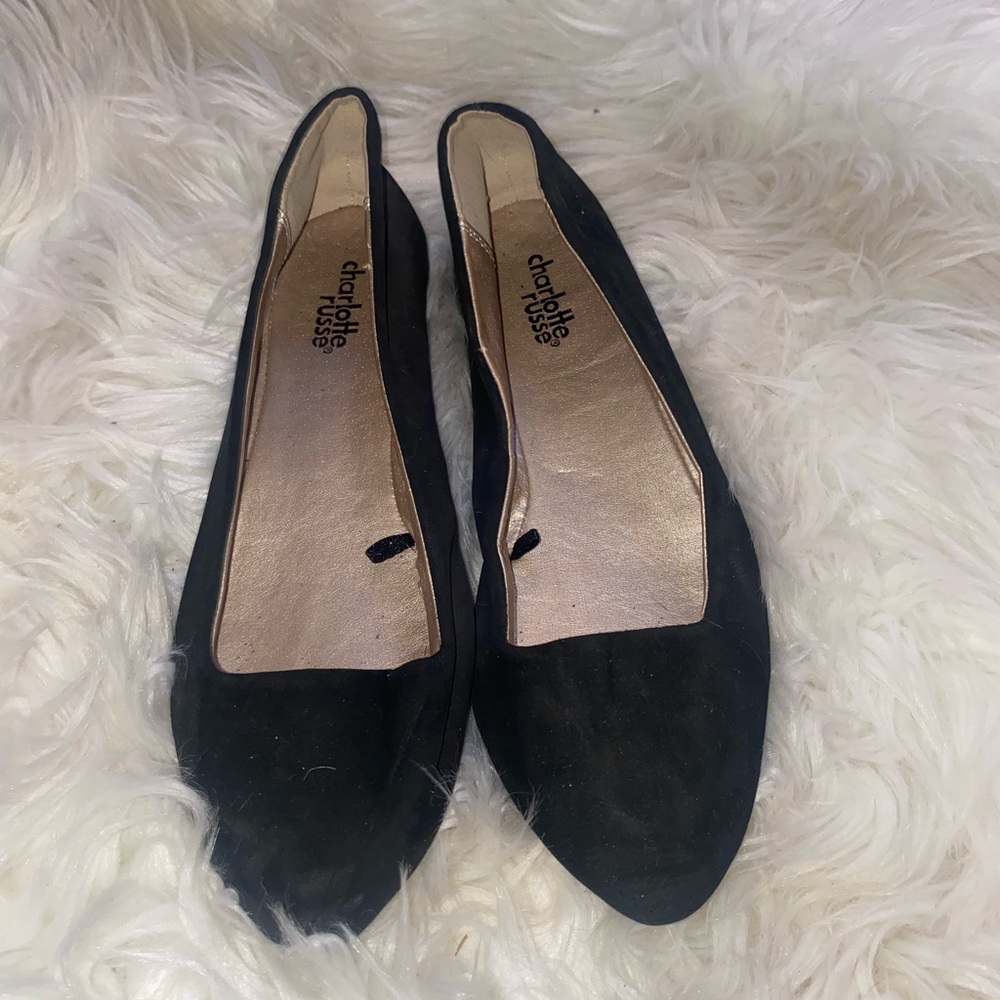 Charlotte Russe Black Ballet Flats